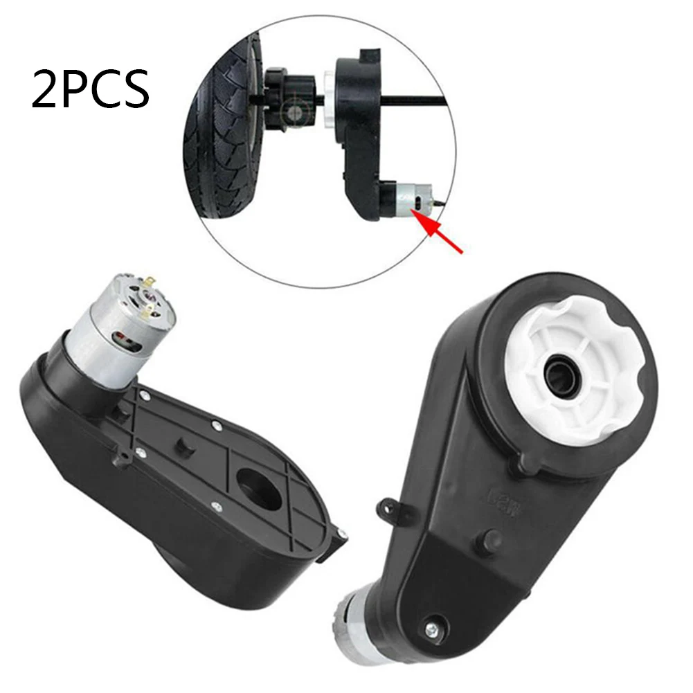 

Electric Motor Electric Gearbox 2PCS RS550 Kids Car Toy Repair 40000RPM