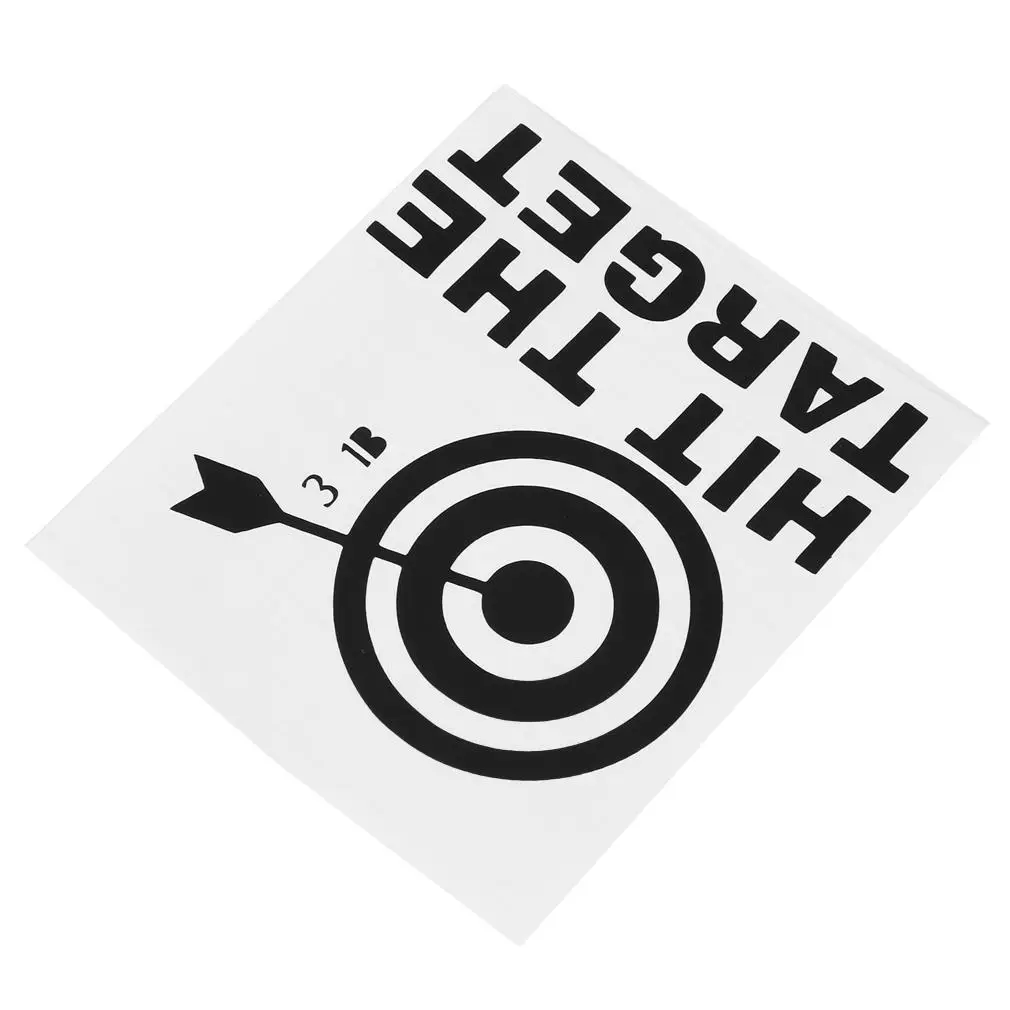 Хит цель DIY сиденья для унитаза искусство наклейки на стену с цитатой ванная