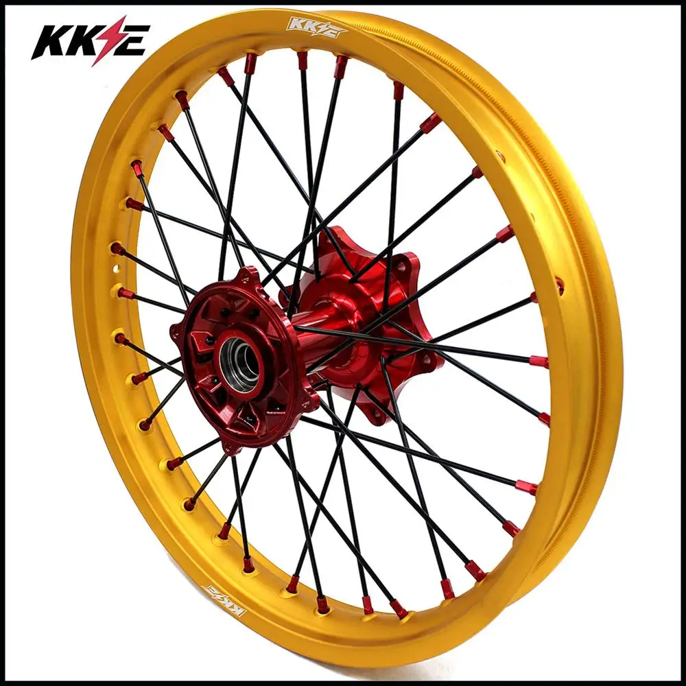 Комплект колесных дисков KKE 21 & 19 для мотокросса набор HONDA CRF 250R 2004-2013 CR 450R 2002-2012