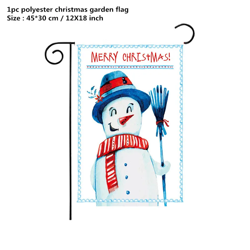 

Merry christmas garden flags Xmas Tree Burlap Yard Winter Flag Double Sided Printed With Truck Thanksgiving flags