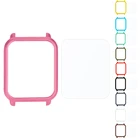 Защитный чехол для часов, совместимый с Xiaomi Huami Amazfit Bip Youth, чехол из поликарбоната + Защитная пленка для экрана