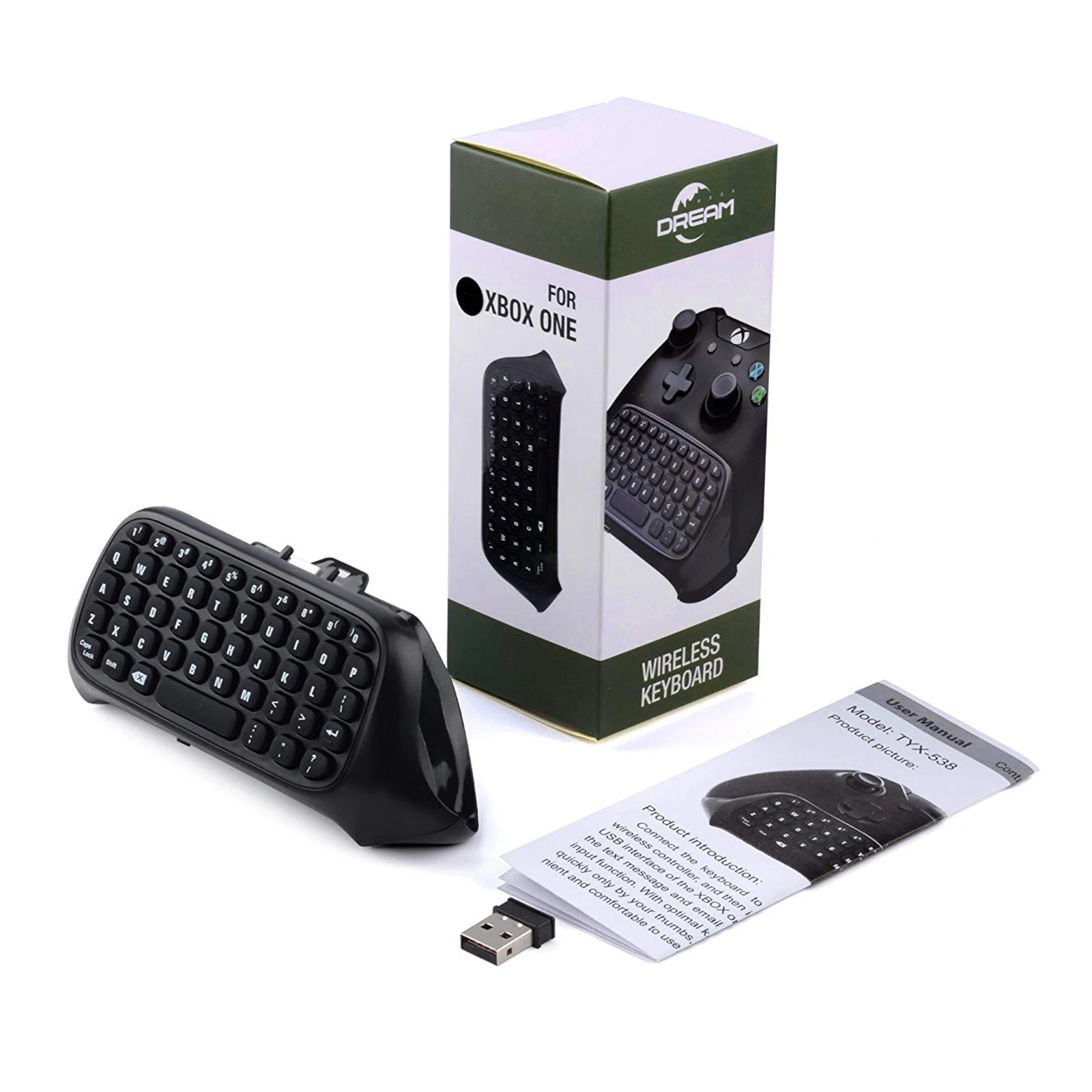 Новая беспроводная игровая клавиатура USB 2 4G с сообщениями для Xbox One аксессуар