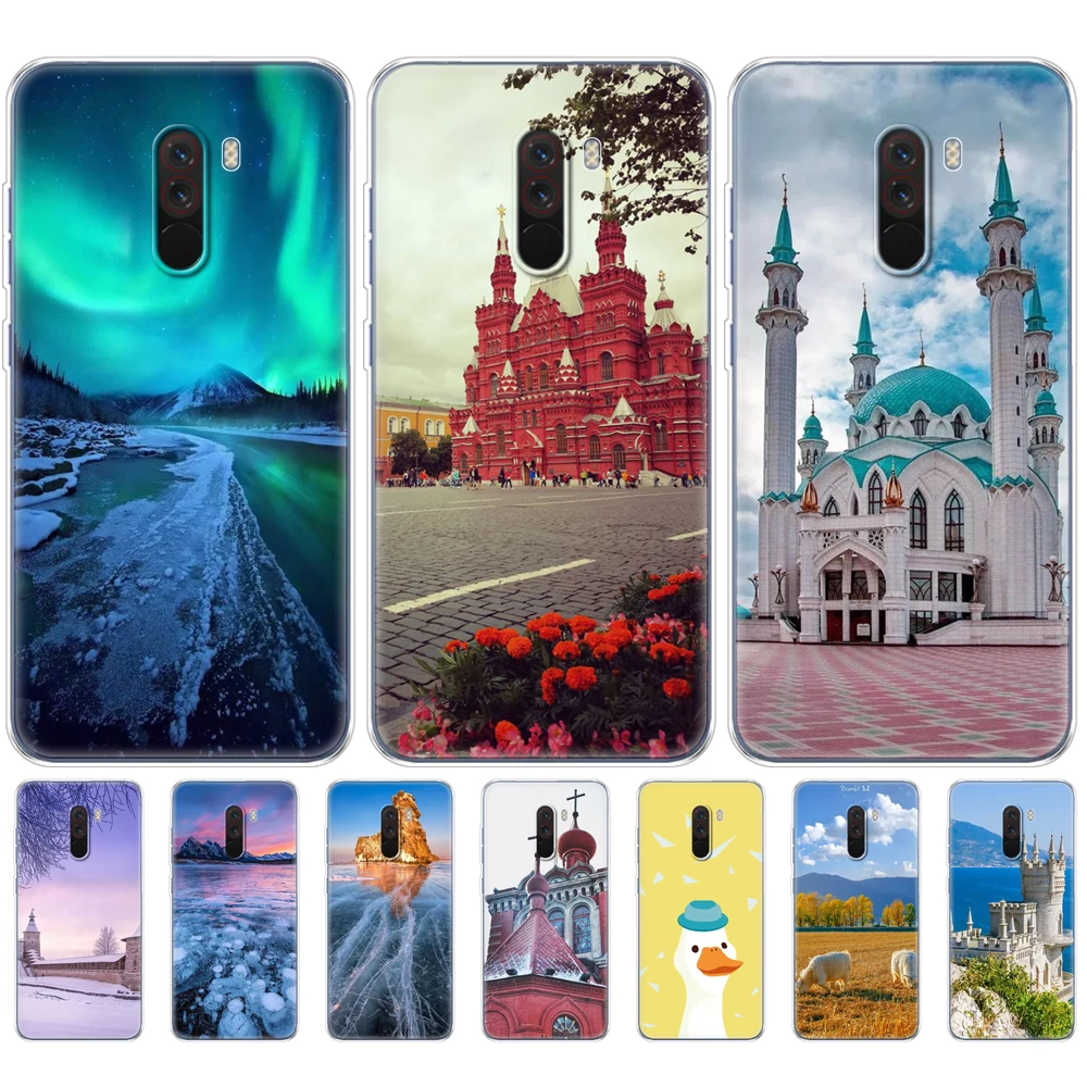 

For xiaomi Pocophone F1 Case silicon Soft TPU Phone Case For xiaomi Poco phone F1 Global F 1 Case Cover Cute phone bags