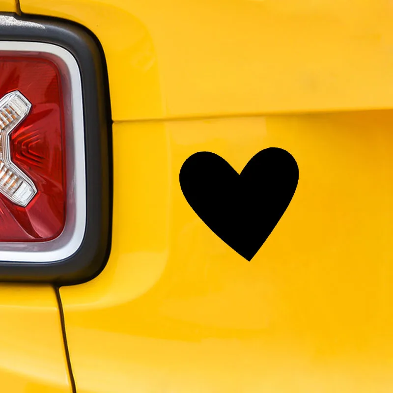 

Love Luv Heart Fashion Vinyl Car Sticker PVC Decoration 15.2cm * 14.2cm