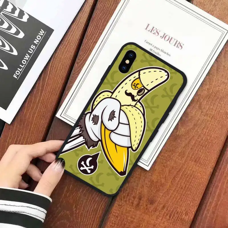 

Yellow Banana Cartoon funny Fruit luxury shell Phone Case cover for iPhone 11 12 mini pro XS MAX 8 7 6 6S Plus X 5S SE 2020 XR