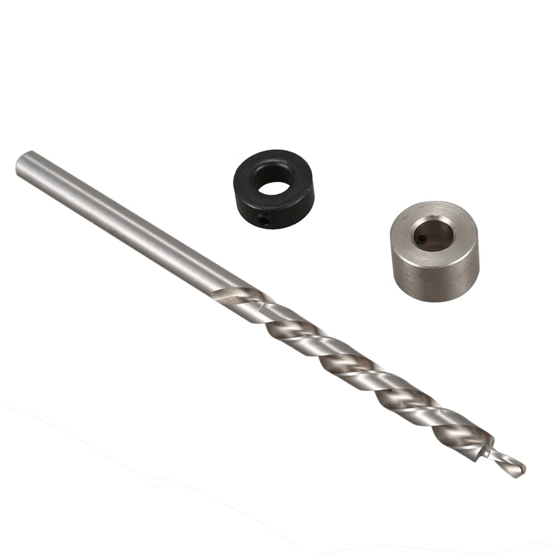 

Pocket Hole Jig Locator With Step Drill Bit 9mm Screwdriver For Carpenter Woodworking Hardware Tools