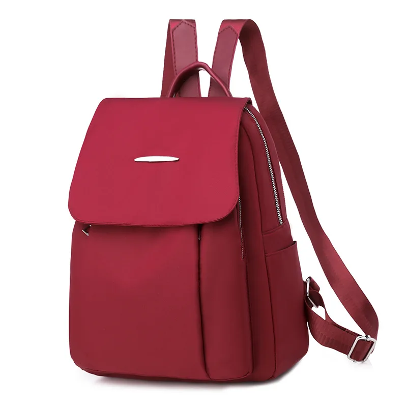 

10L Оксфорд мини рюкзак женский свитер-гольф в Корейском стиле; Женские рюкзаки 2020 модные школьные сумки для подростков девочек, цвет: красны...