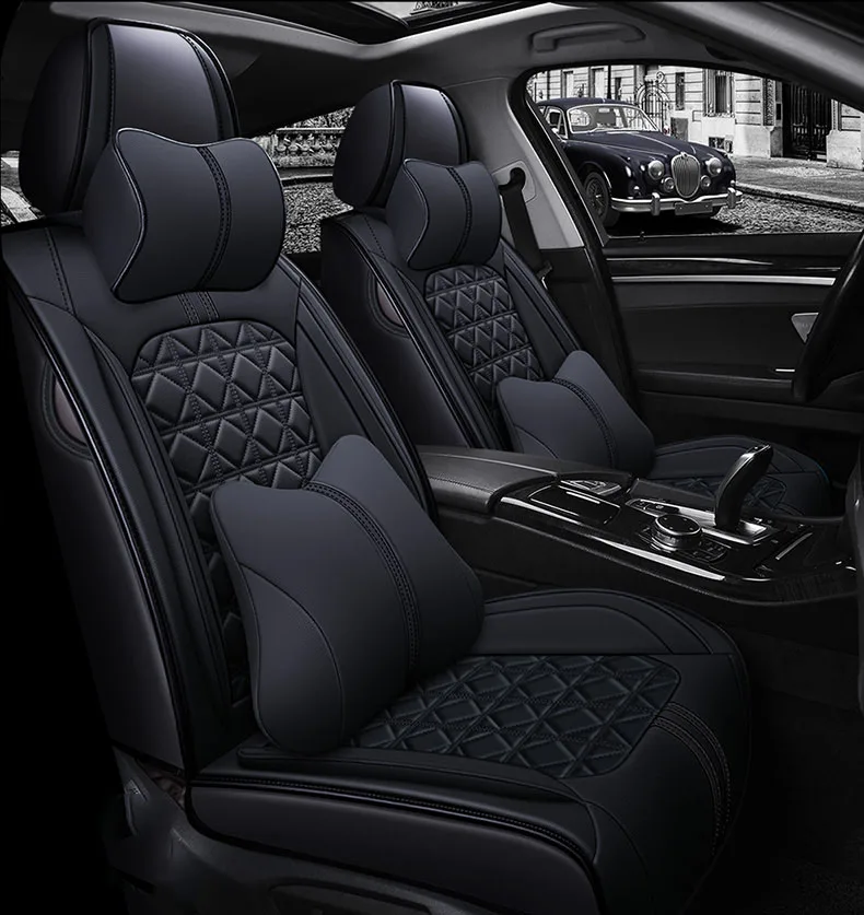 Leather car seat cover universal for auto AUDI A1 A3 A4 A5 A6 A7 A8 Q2 Q3 Q5 Q7 Q8 RSQ3 RS3 S3 automobile accessories styling | Автомобили