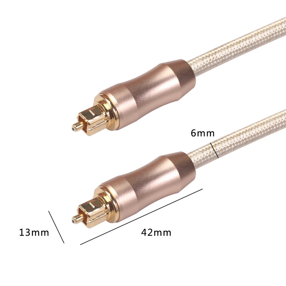 AUX кабель HIFI 5 1 SPDIF волоконно-оптический аудио м 2 3 для ТВ-бокса PS4 динамик провод