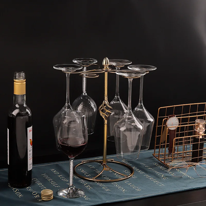 Держатель для винных бутылок винный стеллаж подставка шампанского стеклянный