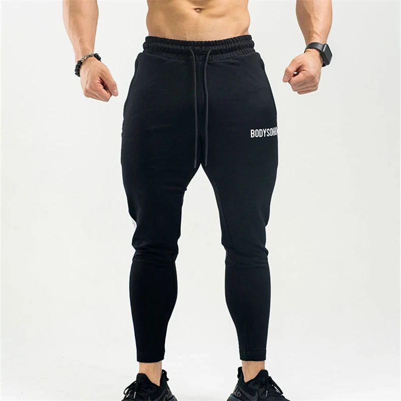 Mens Joggers Casual Pants Fitness Men Sportswear Tracksuit Bottoms Skinny Sweatpants Trousers Gyms Jogger Track Pants