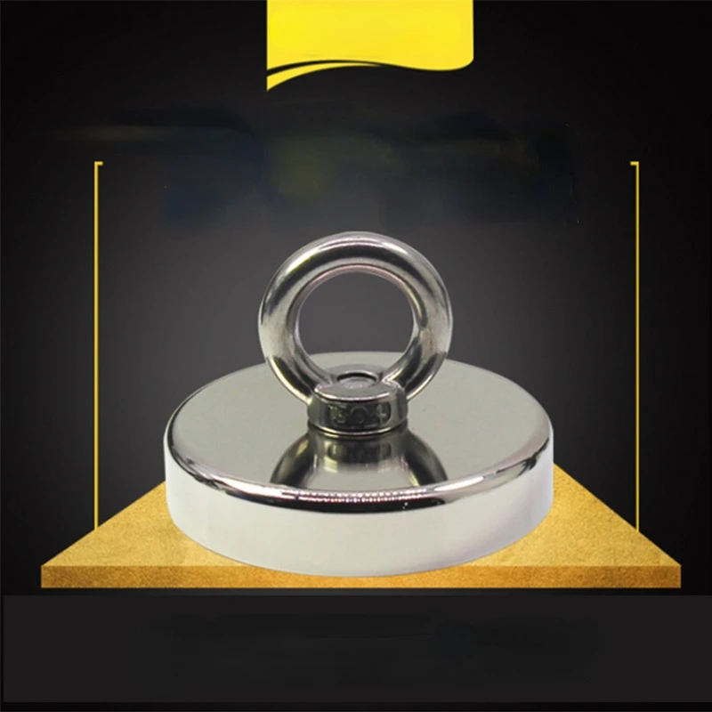 

Круглое неодимовое подъемное кольцо PTSNET, поисковый рыболовный магнит, большой магнитный Зажимной патрон с присоской, максимальная нагрузк...