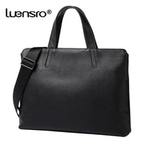 genuine leather mens handbags genuine leather man business tote bag shoulder messenger bag business men briefcase laptop bag