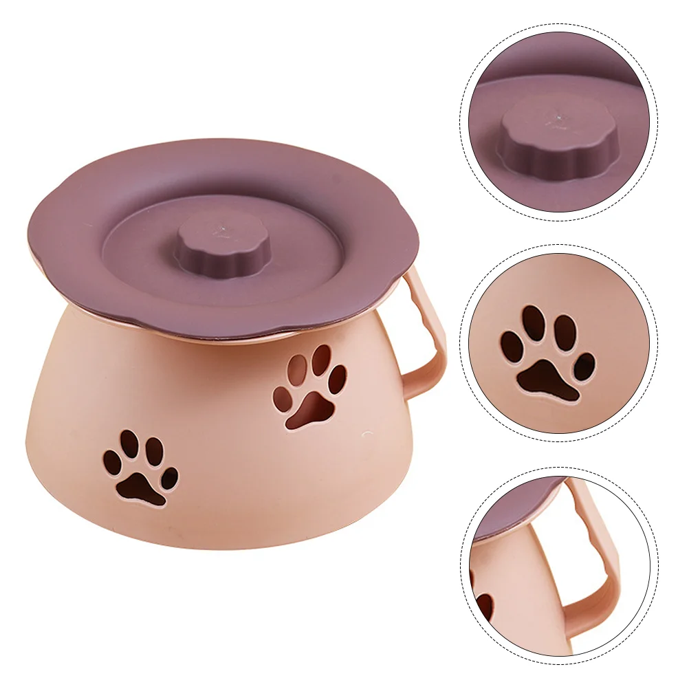 

1pc Home Chamber Pot Handle Spittoon with Cover Urine Bucket for Elder People