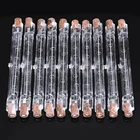 Модная галогенная лампа, линейная двухсторонняя галогенная светильник ПА 10 шт.компл. R7S 220-240 В 500 Вт 118 мм для многофункционального инструмента сделай сам