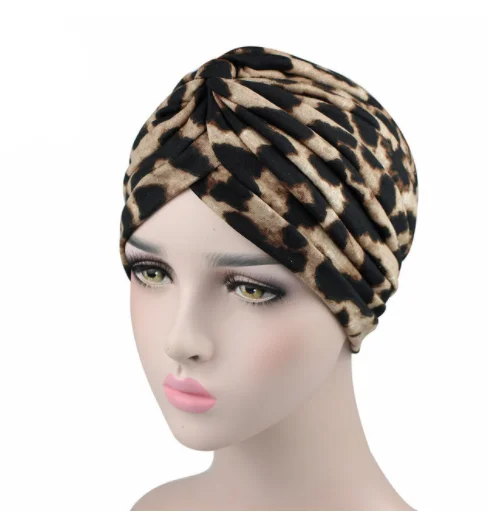 Леопарда тюрбан с принтом женская обувь в национальном стиле мусульманская