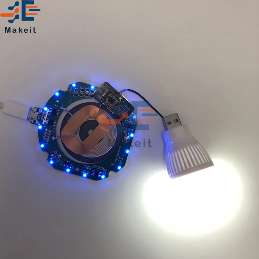 Модернизированное мини-зарядное устройство TI BQ51013 стандарта Qi модуль приемника