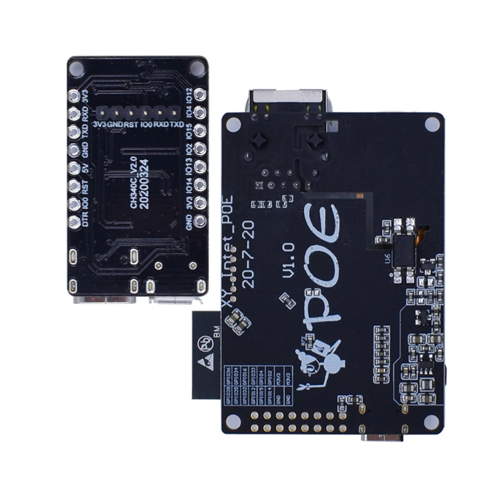 Официальный адаптер TTGO T Internet POE ESP32 WROVER B LAN8720A Chip Ethernet и плата расширения