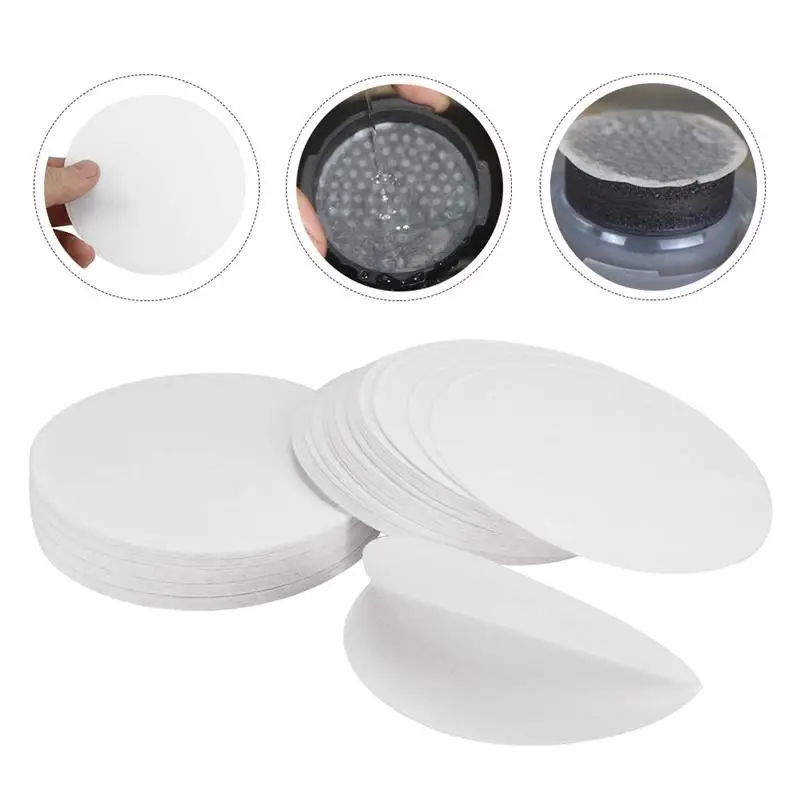 

100 Sheets Qualitative Filter Paper Round Oil Test Paper Filter Discs for Labs