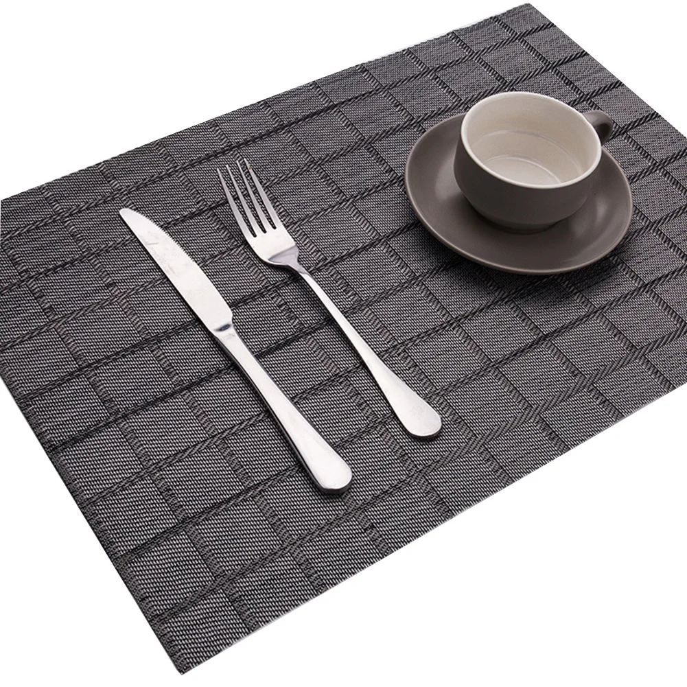 45x30 см ПВХ Противоскользящий теплоизолированный коврик для чашек обеденный стол