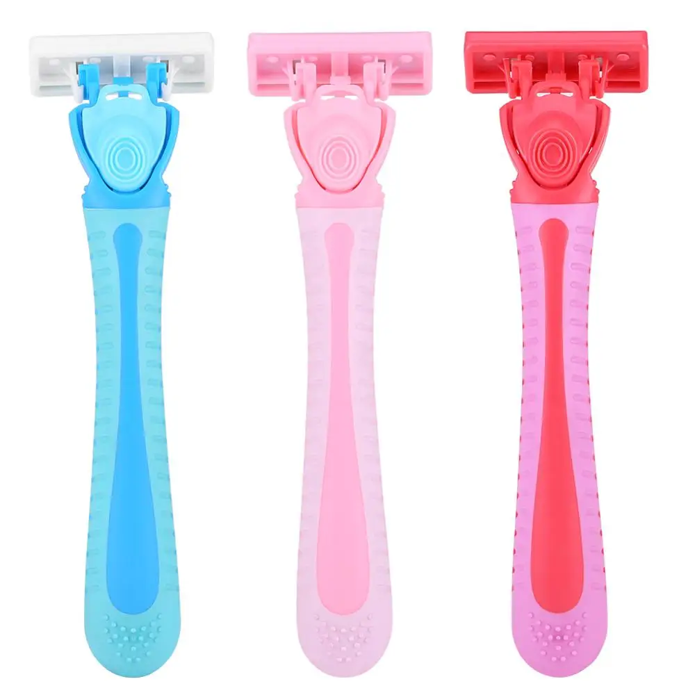 3 цвета бритва Мужская Женская Бритва держатель удаление волос на ногах бритья 6