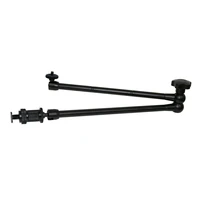 new 20inch adjustable articulating friction magic arm with hot shoe mount for led light dslr rig lcd monitor