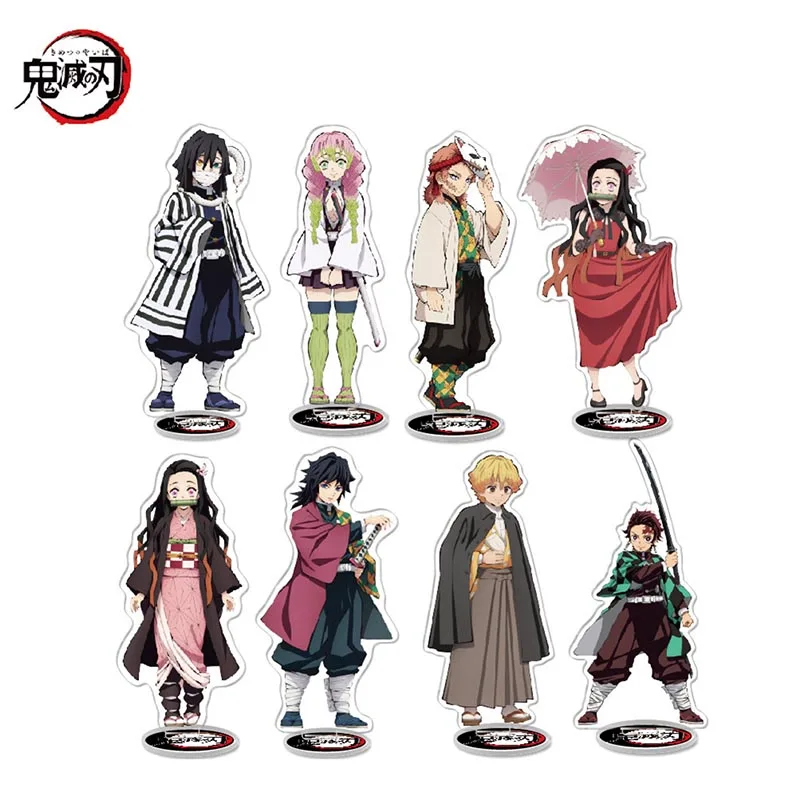 

Акриловая подставка для аниме «рассекающий демонов» из серии Rengoku Kyoujurou Hashibira Inosuke, периферийная игрушка, модель с орнаментом, двусторонняя п...