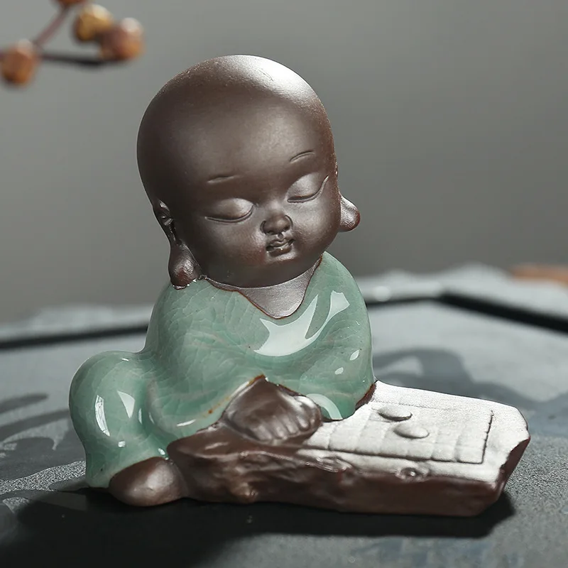Набор для приготовления чайного сервиза Ge FIR Qin фигурки Будды Maitreya маленький