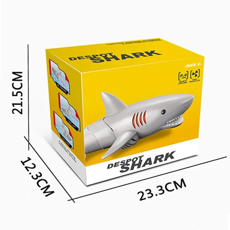 

Remote Control Shark 2.4G Electric Simulation RC Fish Racing Boat Water Swimming Pool Children Toys