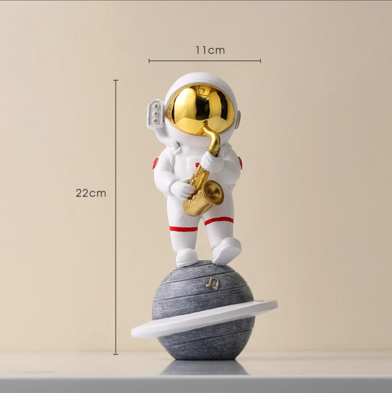 

Nordic Creative Band Astronaut Astronaut Small Decoration Model Living Room Desktop Home Decoration Decoration Gift