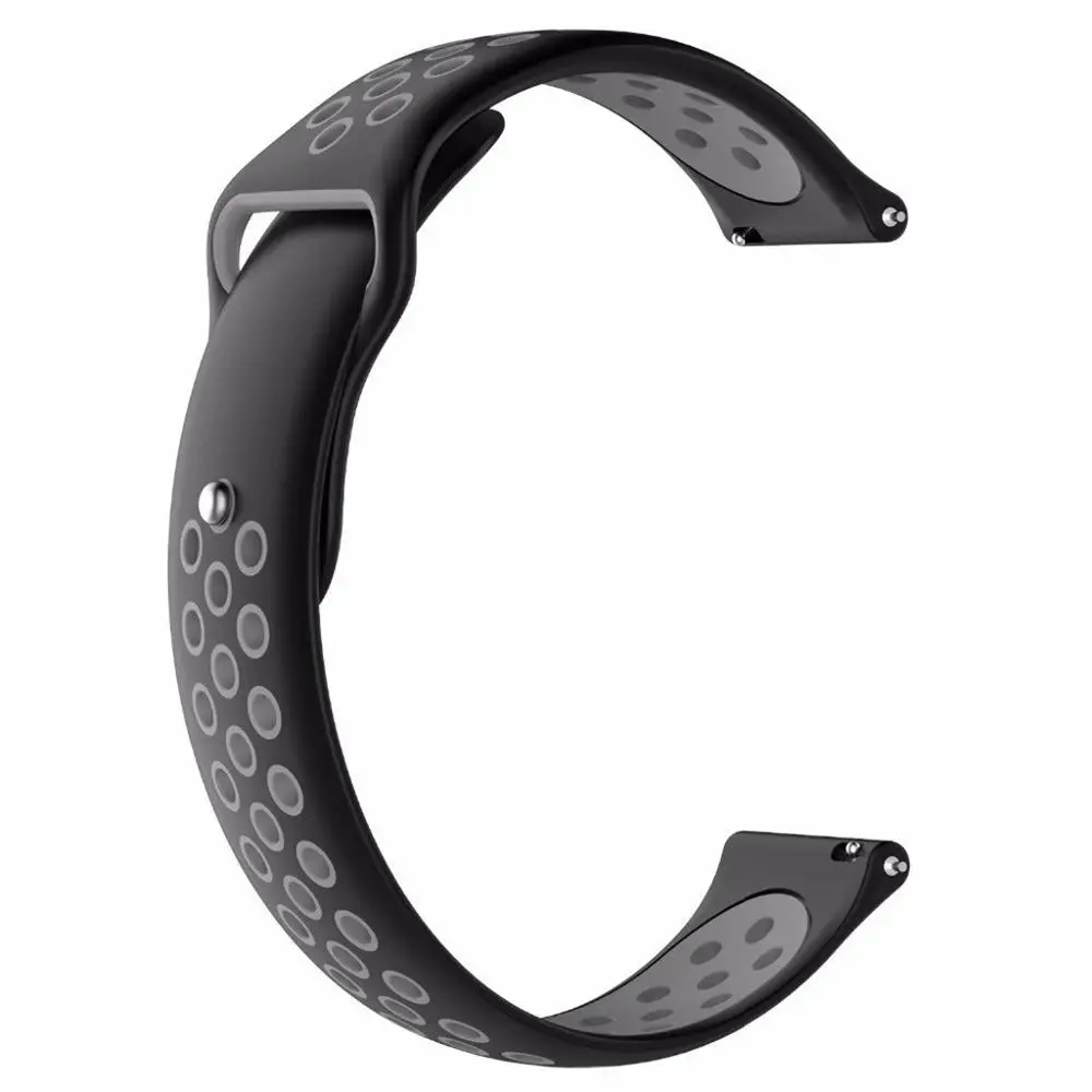 BK Для huawei Watch GT2 46 мм Замена спортивные силиконовые часы наручные умные часы с ремнем браслет аксессуары 22 мм для GT 2#921 - Цвет: BK