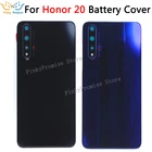 Задняя стеклянная крышка для Huawei Honor 20, Задняя панель для Honor 20 pro, Задняя стеклянная дверь, корпус с клеем