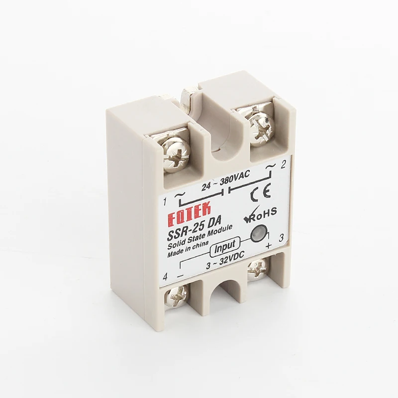 1 шт. твердотельные реле SSR-25DA 25A SSR-10DA SSR-40DA 5-24VDC до 24-380V AC SSR 25DA6-20mA