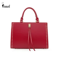 funmardi women solid color handbag luxury rivets messenger bag purse short shoulder bag design wedding crossbody bag wlhb2647