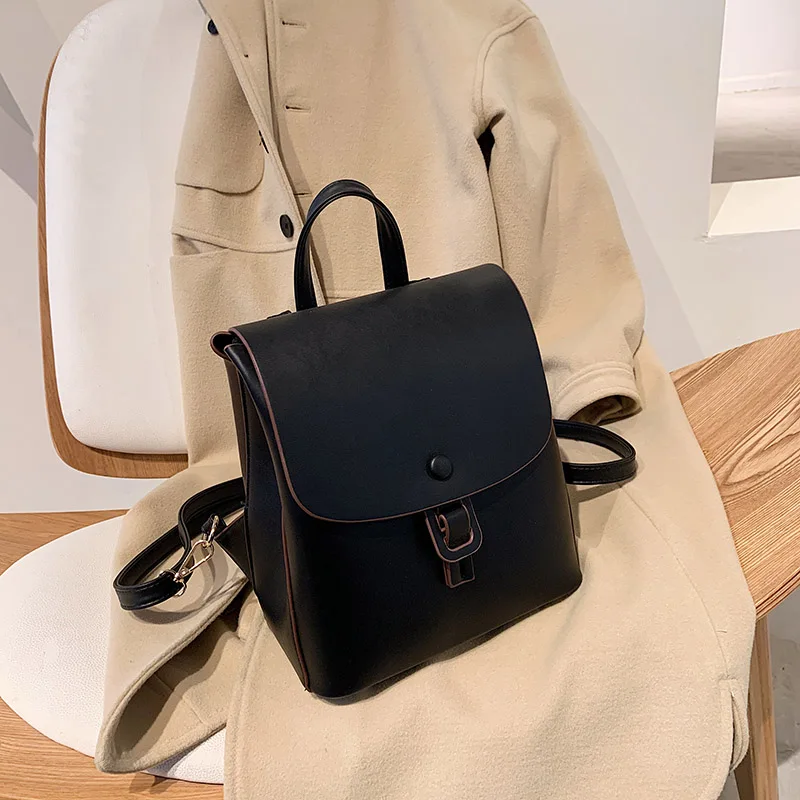 

Women's Fashion Backpack Student Schoolbag Large Capacity Outdoor Travel Backpack High Quality Ladies Luxury Bag 2021 New Bag