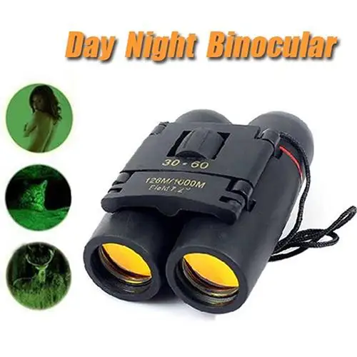 

Portable 30x60 Folding Binocular Telescope Red Film Coated Light-weight Telescope