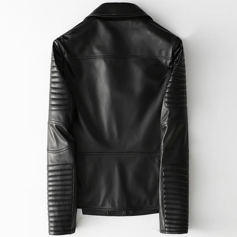 Новинка 2020 мотоциклетная байкерская куртка из натуральной кожи Женская Весенняя