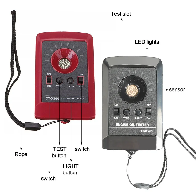 Лидер продаж цифровой тестер 12 В для определения качества моторного масла черный