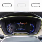 Для детектора украшения Toyota Corolla Altis 2019 2020 2021 Отделка Из Нержавеющей Стали Измеритель приборной панели рамка датчика 1 шт.