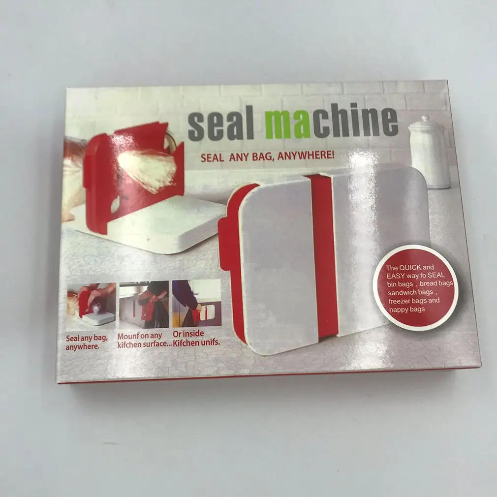 

Portable Bag Sealer Sealing Device Food Saver By Sealabag Kitchen Gadgets and Tools Saelabag Sealing Machine With 40m Tape