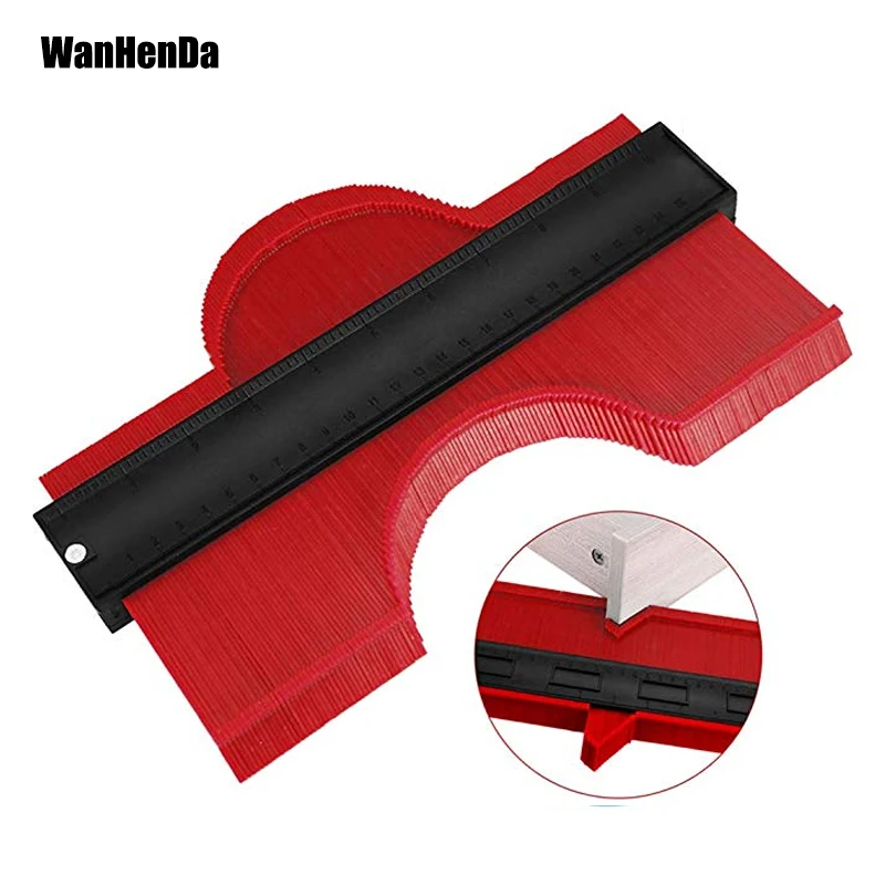 

Plastic Profile Copy Gauge Contour Gauge Duplicator Standard 5"/10‘’ Width Wood Marking Tool Tiling Laminate Tiles General Tools