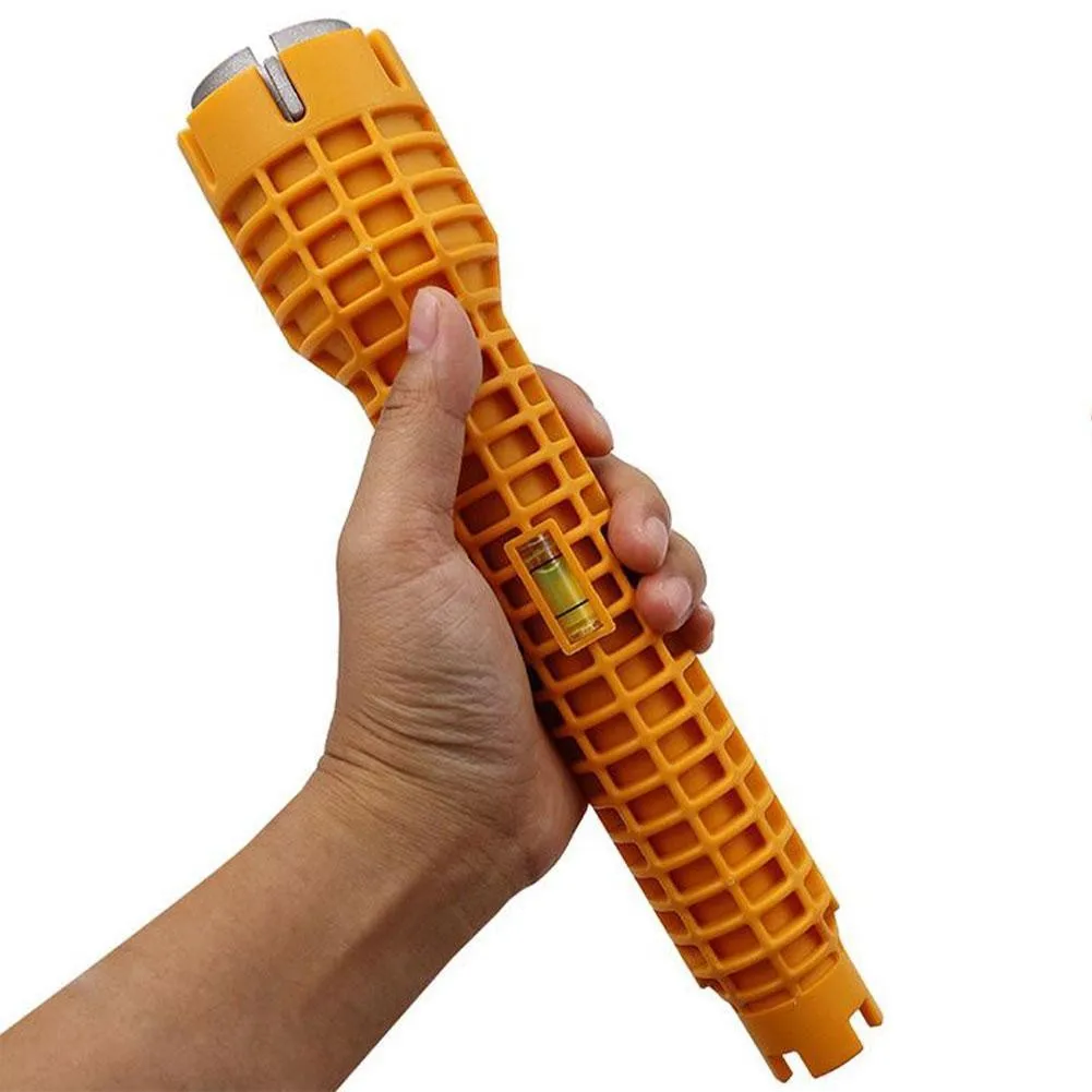 

1 шт. Многофункциональный 5 в 1 установочный ключ для смесителя и раковины Противоскользящий ручной инструмент сантехника ручные инструмент...