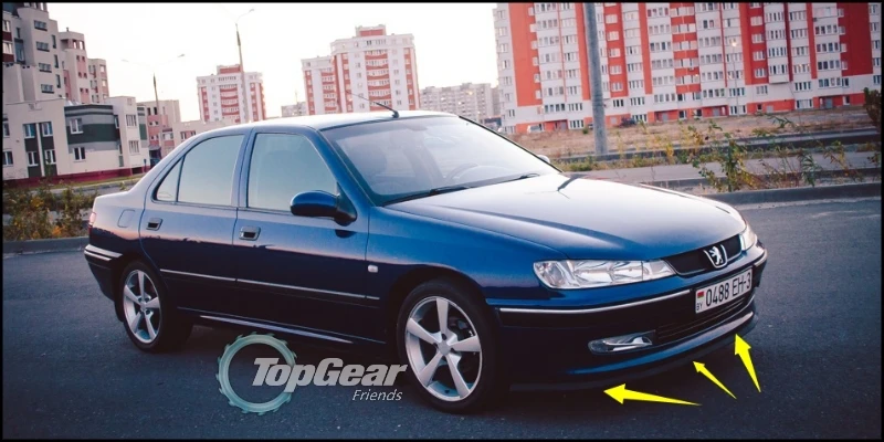 Bumper Lip Deflector Lips For Renault 5 R5 Supercing Front Spoiler Skirt TopGear Fans View Car Tuning / Body Kit Strip | Автомобили и