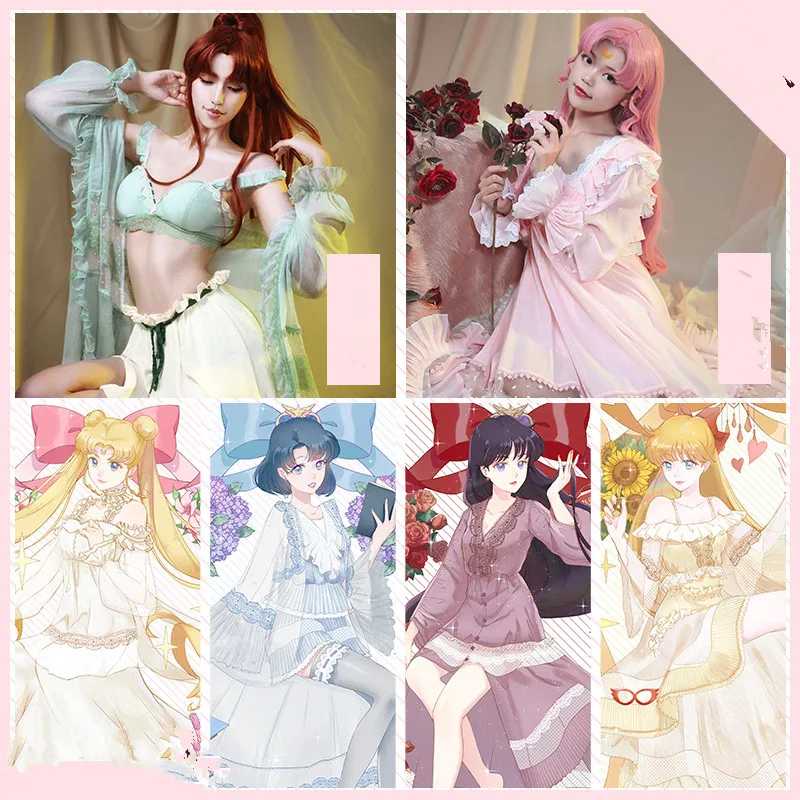 Аниме косплей Сейлор Мун Юпитер Кино Макото Косплей Костюм Пижама женская ночная