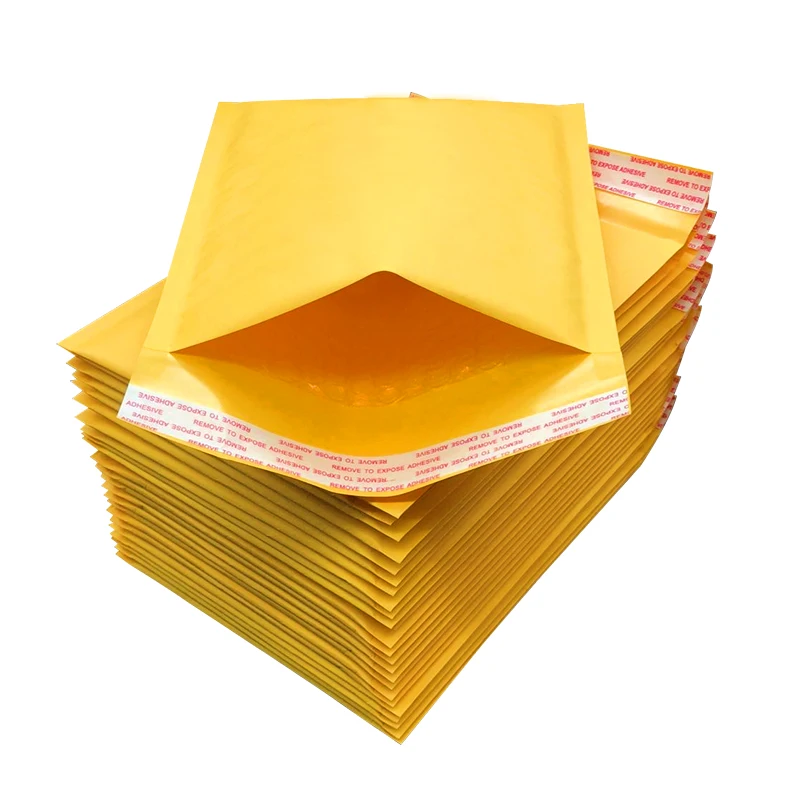 

50 PCS/Lot Kraft Paper Bubble Envelopes Bags Mailers Padded Shipping Envelope With Bubble Mailing Bag Various sizes