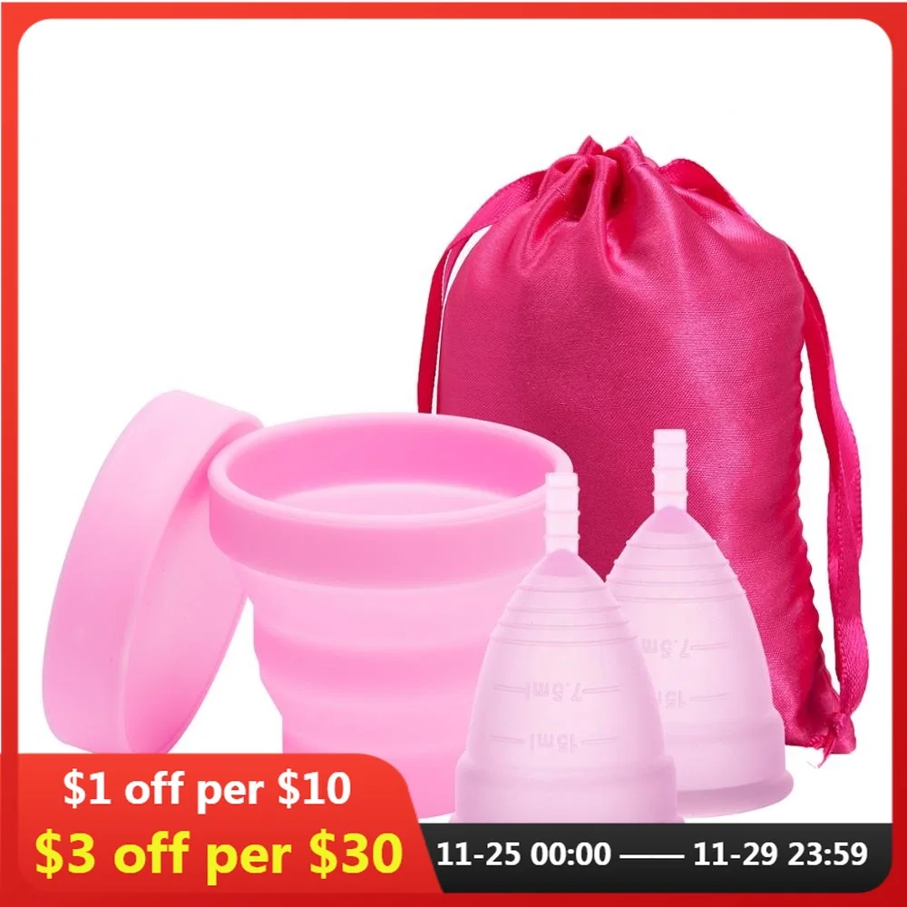

Medical Silicone Menstrual Cup Sterilizer Feminine Hygiene Menstrual Cup Sterilizing Menstrual Cup for Women Menstrual Period