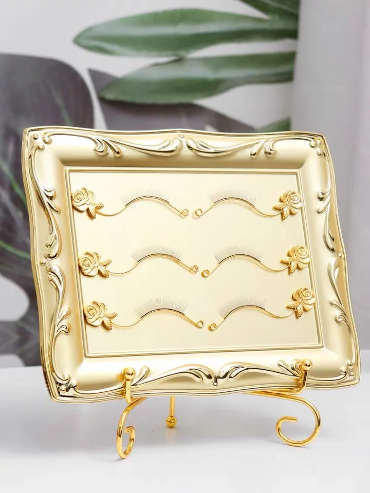 False Eyelash Display Stand Extension Storage Rack Eyelashes Try on Effect Exhibit Auxiliary Tool Nail Products | Красота и здоровье
