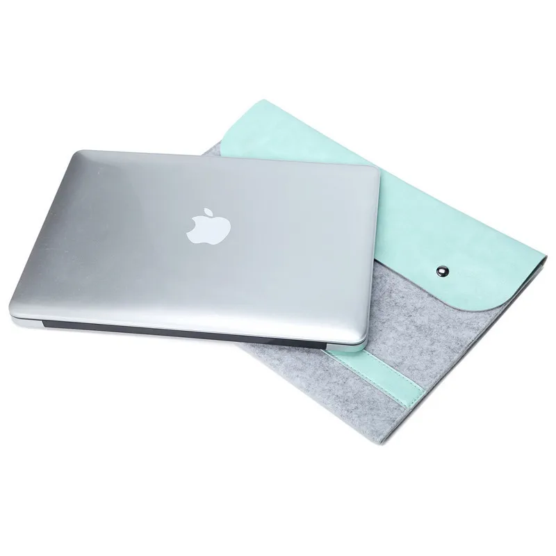 Модный шерстяной фетровый карман для ноутбука сумка чехол для Macbook Air Pro retina 11 12 13 15 Xiaomi Mi чехол для ноутбука 13,3