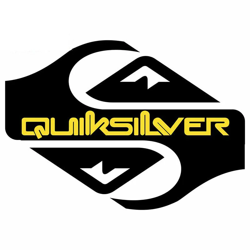 

Quiksilver Logo Motorcycle Car Stickers Bumper Window Occlusion Scratch Waterproof 3D Camper Decal Car Decoration KK13*9cm