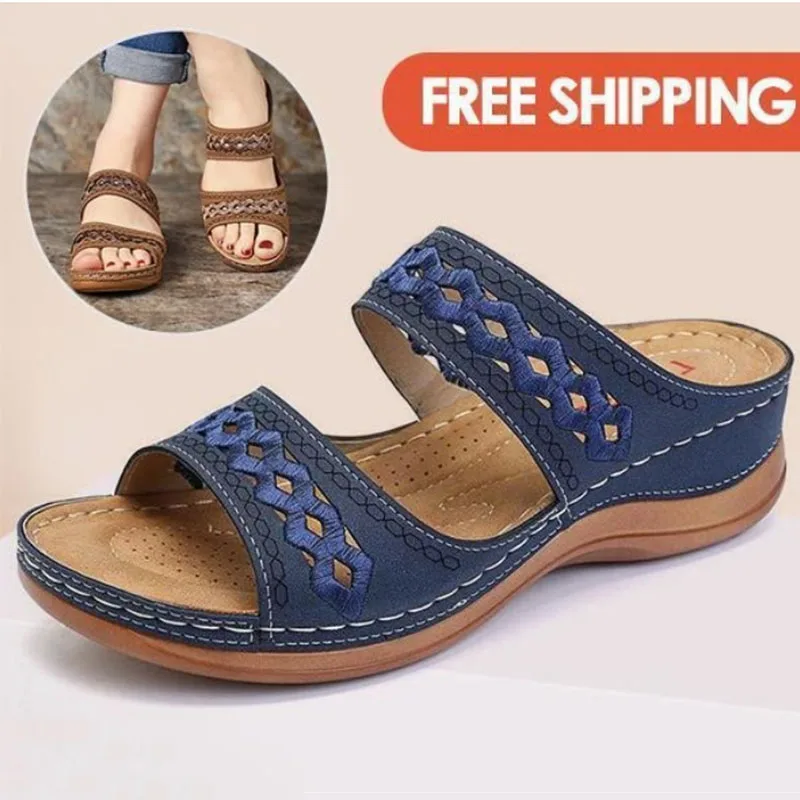 

Women Sandals Fashion Wedges Shoes For Women Slippers Summer Shoes With Heels Sandals Flip Flops Women Beach Casual Shoes